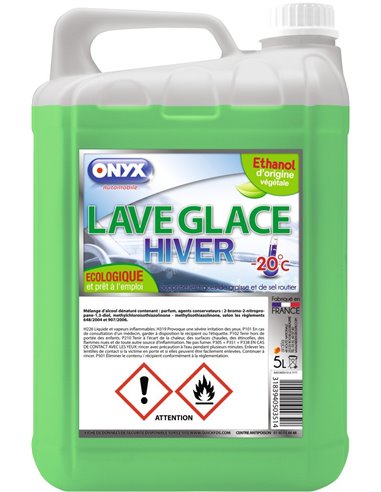 Liquide Lave-glace hiver - 20°écologique - ONYX - Onyx - 3183940503514