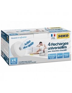 Recharges Galet pour absorbeur d'humidité 4x500g neutre - SEKO - SODEPAC - 3240211010376
