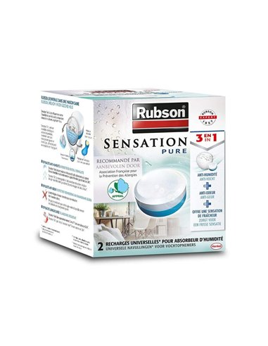 Recharge Sensation Aroma Neutre X2 - RUBSON - Rubson - 3178040668652