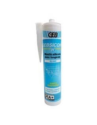 Mastic silicone sanitaire gebsicone w transparent - GEB - 3283988932519