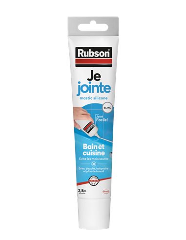 Mastic Go Je Jointe Blanc Tube 50ml - RUBSON - Générique - 3178041310628