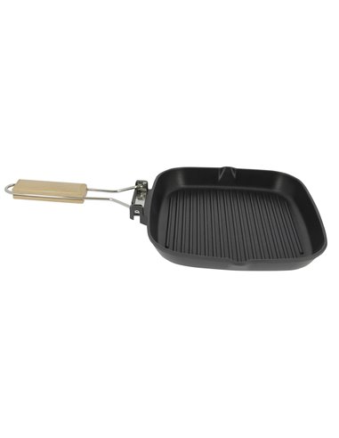 Grill avec poignée pliante compatible tous feux - INCASA  - Générique - 3700628252696
