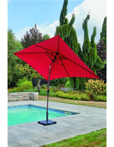 Parasols 3 X 2 M Rouge - IMAGIN - IMAGIN - 3700156673260