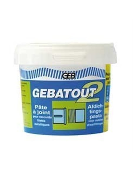 Pâte à joint Mastic eau potable Gebatout2 pot 500g - GEB - GEB - 3283981039826