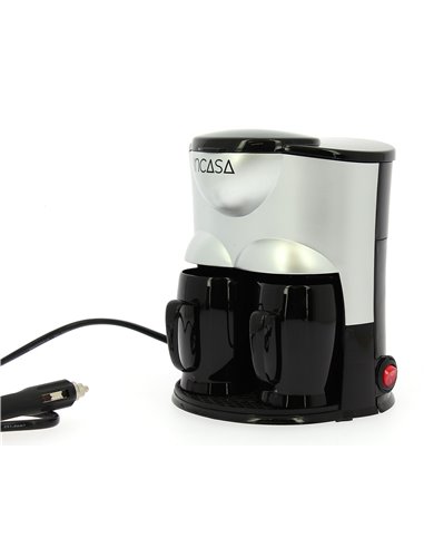 Cafetiére électrique 12 Volts Modèle 2 tasses - INCASA - Générique - 3700628228592