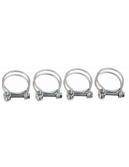 Collier double-fil inox  2 29 - 32 - Cap Vert - 3600075904349