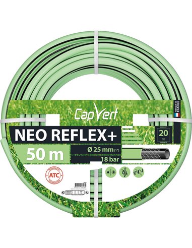 Tuyau d'arrosage neo reflex+ 25mm x 50m - CAPVERT - Cap Vert - 3600075086489
