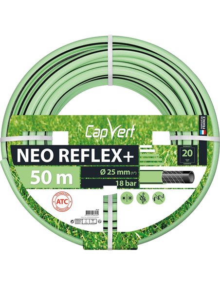 Tuyau d'arrosage neo reflex+ 25mm x 50m - CAPVERT - Cap Vert - 3600075086489