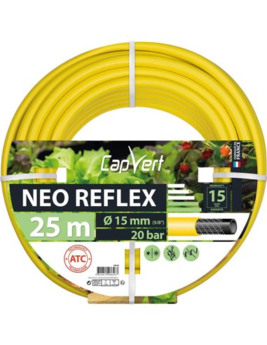 Tuyau d'arrosage neo reflex 15mm x 25m - CAPVERT