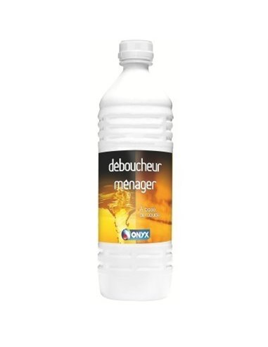 Déboucheur ménager soude et ammoniaque bouteille 1 litre - ONYX - Onyx - 3183942660109