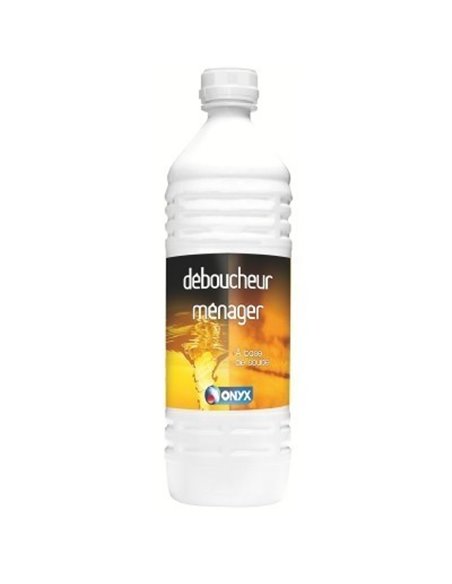 Déboucheur ménager soude et ammoniaque bouteille 1 litre - ONYX - Onyx - 3183942660109