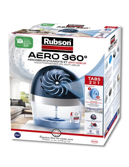 Absorbeur Aero 360° Tabs 20m² - RUBSON - Rubson - 3178040690677