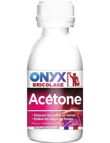 Acétone  flacon 190 ml - Onyx - 3183942910013