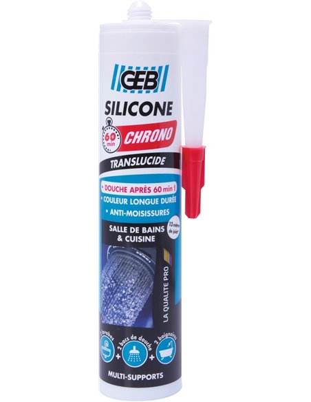 silicone 60 mn transparent - GEB - 3283988907814