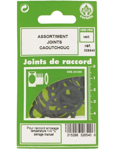 Joint caoutchouc pour l'arrosage  assortiment 14 - Gripp - 3152983265406