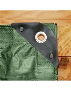 Bache lourde 140 grs-m² indechirable impermeable - 4 x 5 m - BAOBAG - 3700302410091