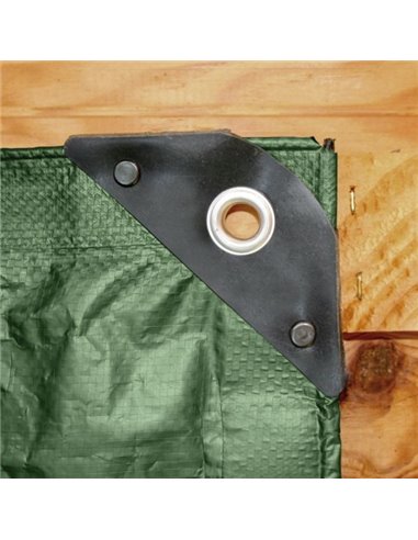 Bache lourde 140 grs-m² indechirable impermeable - 6 x 10 m - BAOBAG - 3700302410114