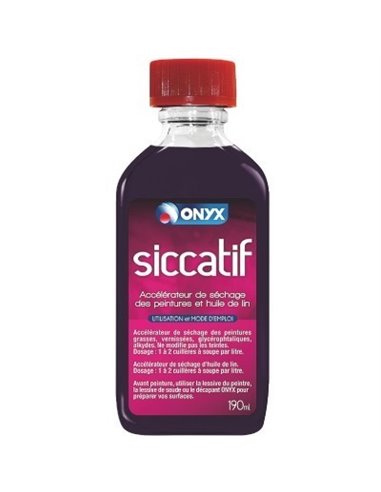Siccatif sans plomb  bouteille 190 ml - ONYX - Onyx - 3183942990015