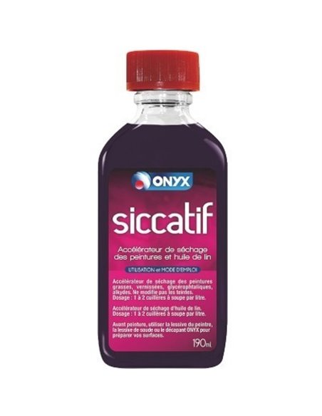 Siccatif sans plomb  bouteille 190 ml - ONYX - Onyx - 3183942990015