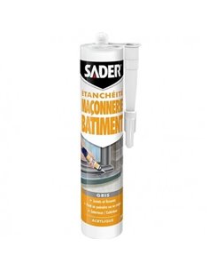 SADER Mastic maçonnerie NEW_280ml_gris - SADER - Sader - 3549212482015