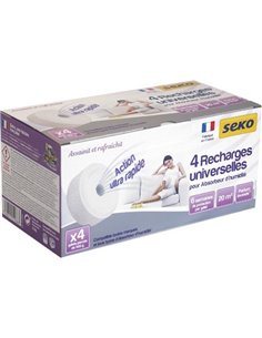 SEKO Recharges Galet pour absorbeur d'humidité 4x500g lavande - SODEPAC - SODEPAC - 3240211010383