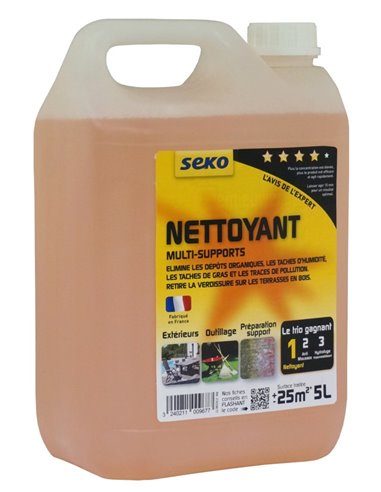 Seko Nettoyant Multi Supports 5l - SEKO - Générique - 3240211009677