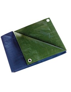 Bâche De Protection Eco Bleue - 67 Gr / M² - 3 X 5 M - LINE CROSS - 5411929027354