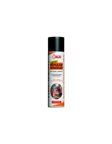 Répulsifs aérosol rongeurs 400 Ml pour extérieur ou moteur de camping-car- ALTO