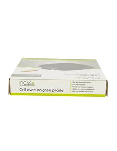 Grill avec poignée pliante compatible tous feux - INCASA  - Générique - 3700628252696