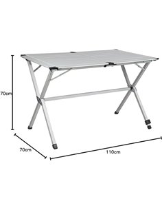 Tables pliantes Gap Less Grise 4 personnes - MIDLAND  - MIDLAND - 3700628226307