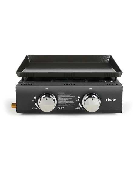 plancha à gaz 2 brûleurs pour 4 à 6 personnes - Générique - 3523930102660