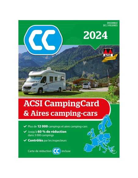 guide campingcard & aires camping-cars 2024 français - acsi - ACSI - 9789493182660