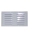 grille d'aération en aluminium laqué blanc 230 x 130 mm - Générique - 3606260291164