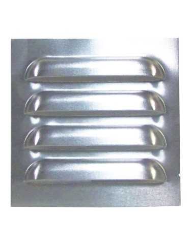 grilles en saillie en aluminium brossé 115 x 115 mm - Générique -