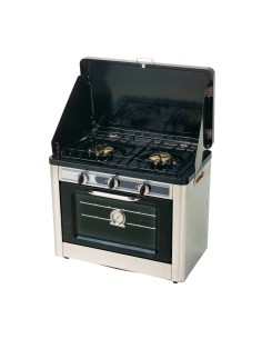 combiné four / réchaud 2 feux de camping - wol - Wol - 3700628255284
