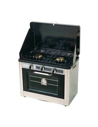 combiné four / réchaud 2 feux de camping - wol - Wol - 3700628255284