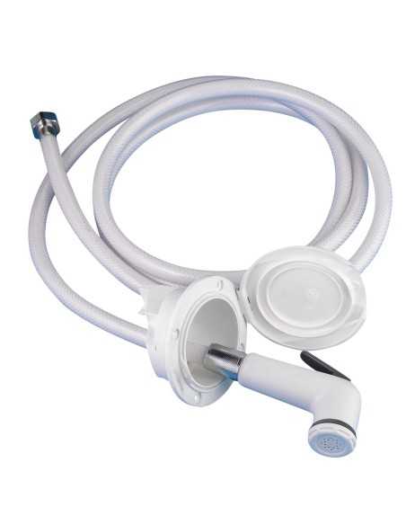 douchette extérieure coulissante blanc - Générique - 8024827642160