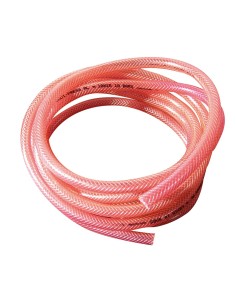 tuyau souple pvc armé diam. intérieur 10 mm / 2 m rouge - Générique -