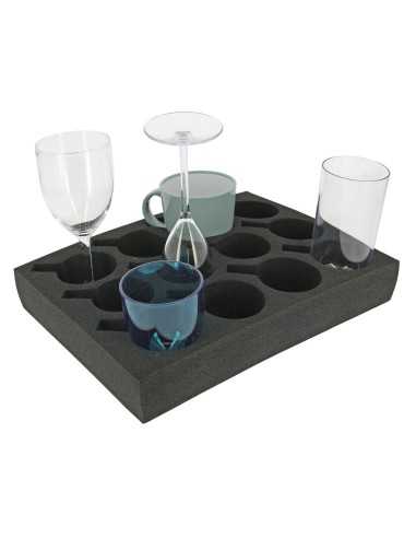 porte verres en mousse - incasa - INCASA - 3700628272786