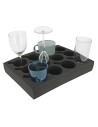 porte verres en mousse - incasa - INCASA - 3700628272786