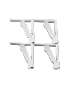 lot de 4 pinces à nappe - incasa - INCASA - 3700628272854