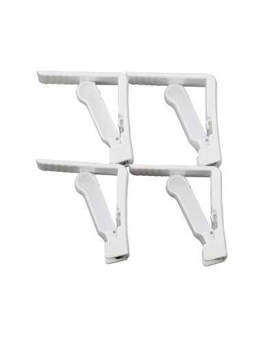 lot de 4 pinces à nappe - incasa - INCASA - 3700628272854