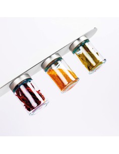 set de 3 verres magnétiques d'épicerie fine avec barre métallique - silwy - Silwy - 4260439973665