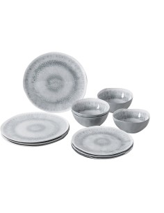 pack vaisselle mélamine pearl 12 pièces - brunner - Brunner - 8022068075969
