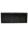 grilles à encastrer plastique avec moustiquaire noire - Générique -