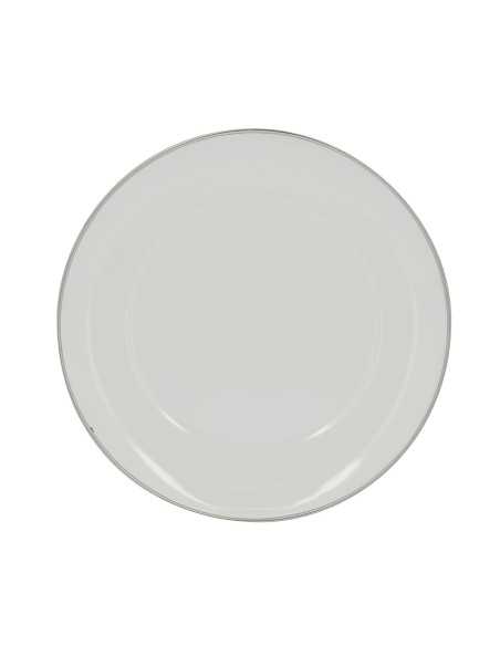 pack 4 assiettes en acier émaillé - incasa - INCASA - 3700628260042