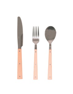 set de 6 couverts avec manches en bois - bo-camp - Bo-camp - 8712013021201