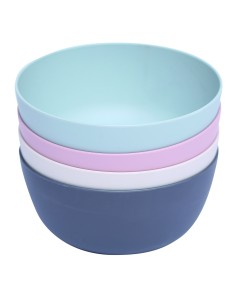 lot de 4 bols en pla - incasa - INCASA - 3700628272168