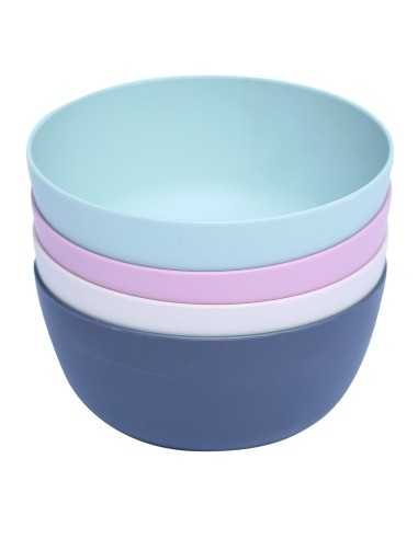 lot de 4 bols en pla - incasa - INCASA - 3700628272168