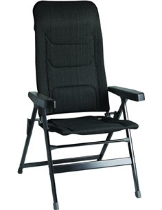 Fauteuil aluminium Maestro Dark Grey - MIDLAND par MIDLAND - MIDLAND - 3700628229544